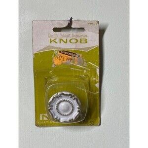 Vintage NOS National Lock Quality Cabinet Accessories Knob #V6350-5C Replacement